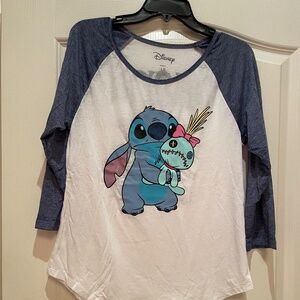 Stitch 3/4 Baseball Tee